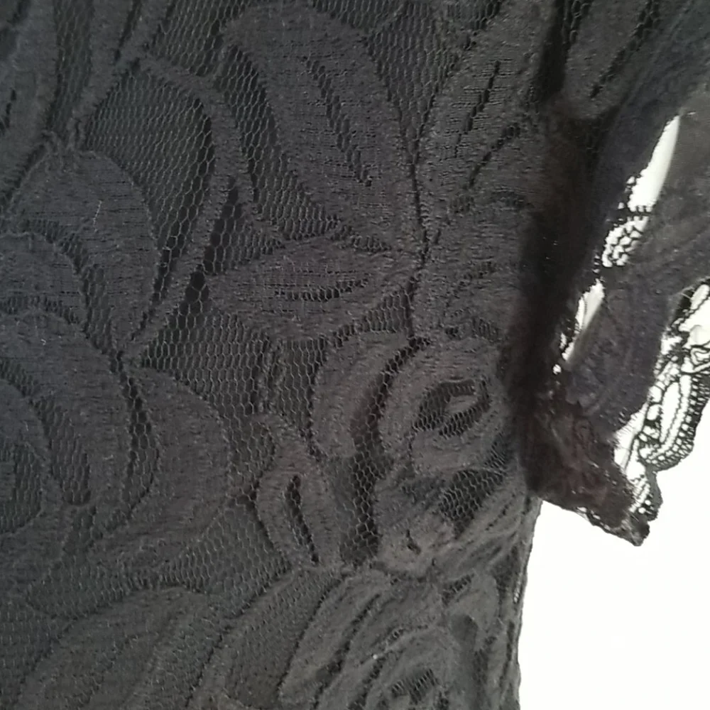 Fire los angeles Black Lace sleeveless Mini Dress